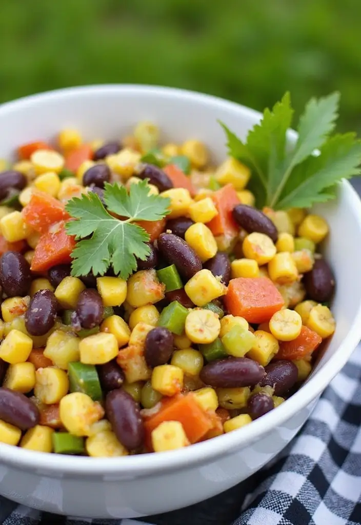 Juicy Sweet Corn Recipes: Grilled, Boiled, and Salads - 4. Sweet Corn and Black Bean Salad