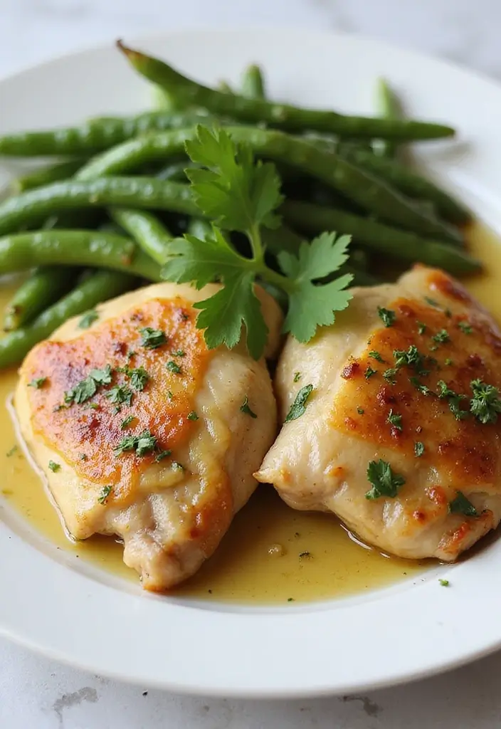 Lean Chicken Breast Recipes: Quick and Healthy Protein Packs - 4. Garlic Butter Chicken Thighs