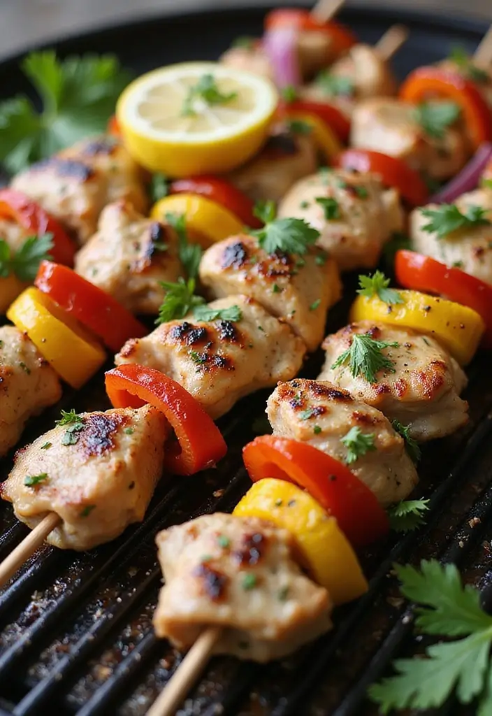 Lean Chicken Breast Recipes: Quick and Healthy Protein Packs - 5. Mediterranean Chicken Skewers