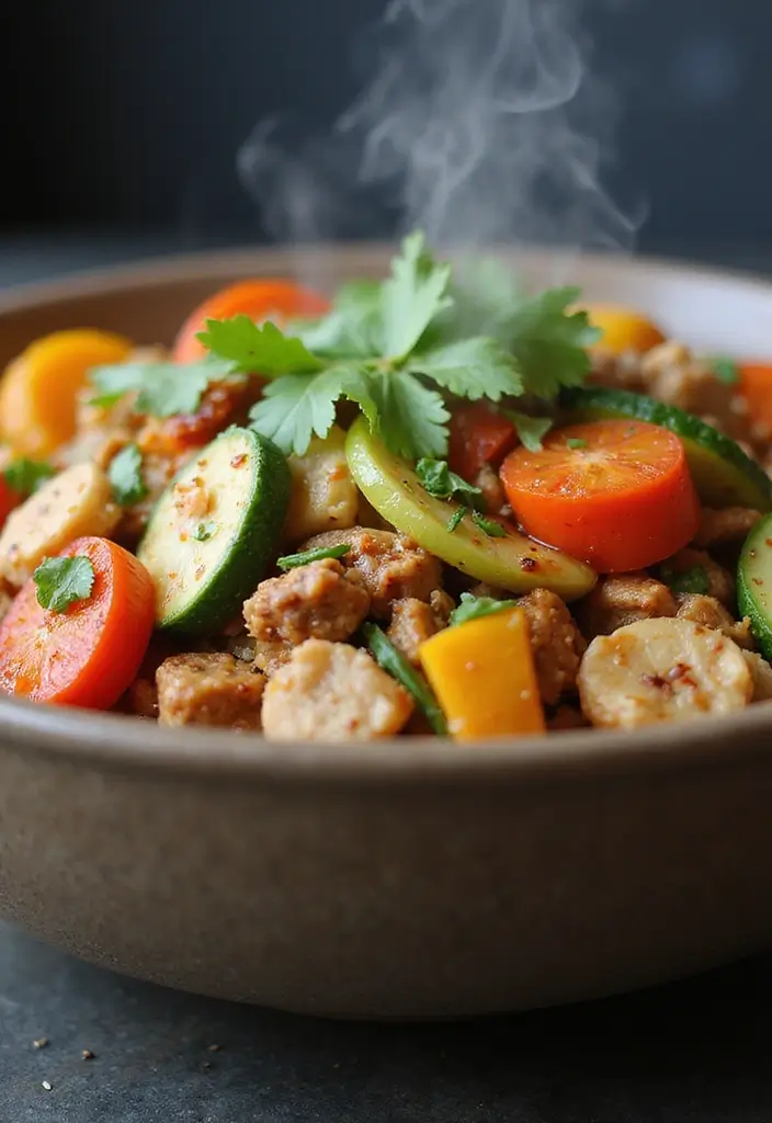 Lean High Protein Low Calorie Recipes: Fitness-Focused Meals - 4. Turkey and Vegetable Stir-Fry