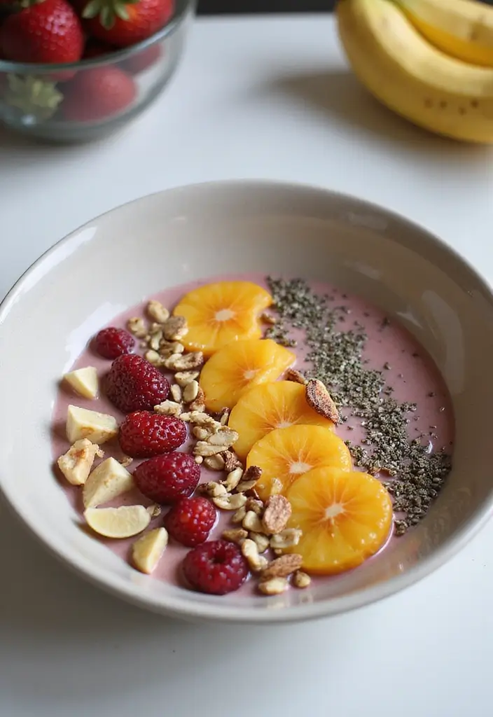 Lean High Protein Low Calorie Recipes: Fitness-Focused Meals - 7. Protein-Packed Smoothie Bowl