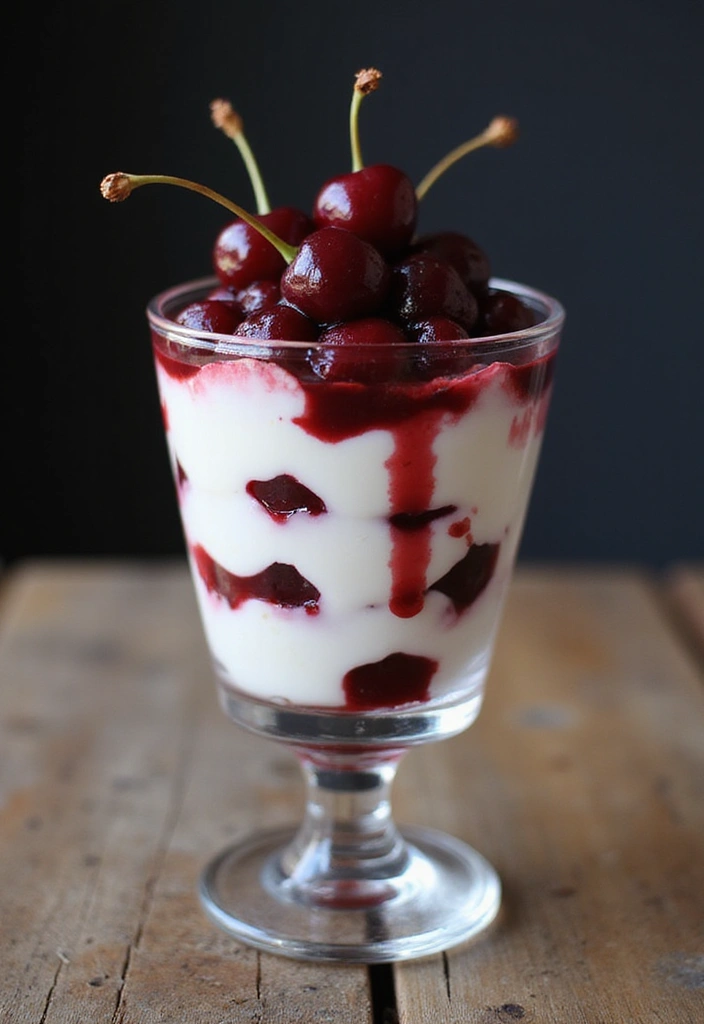 Luscious Cherry Pie Filling Recipes: Desserts and Toppings - 5. Cherry Compote with Vanilla Yogurt