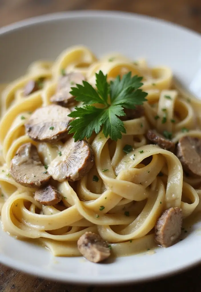 Luxurious Creamy Pasta Recipes: Indulgent Sauces for Any Noodle - 1. Truffle Cream Sauce Fettuccine