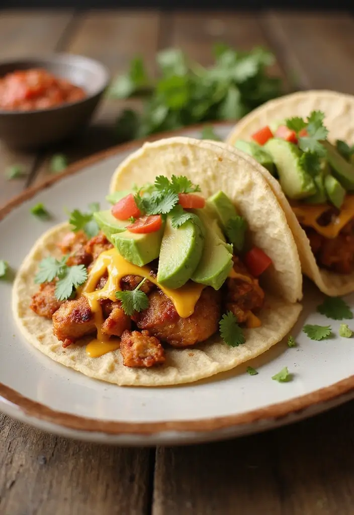 Minimalist Easy Crockpot Recipes with Few Ingredients: Set and Forget - 2. Easy Chicken Tacos