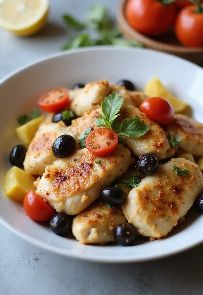 Minimalist Easy Crockpot Recipes with Few Ingredients: Set and Forget - 9. Greek Chicken Bowl