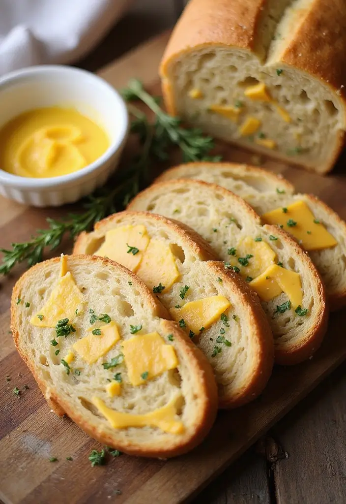 No-Fuss Quick Bread Recipes: Bake Fresh Loaves in Under an Hour - 3. Savory Cheddar and Herb Bread