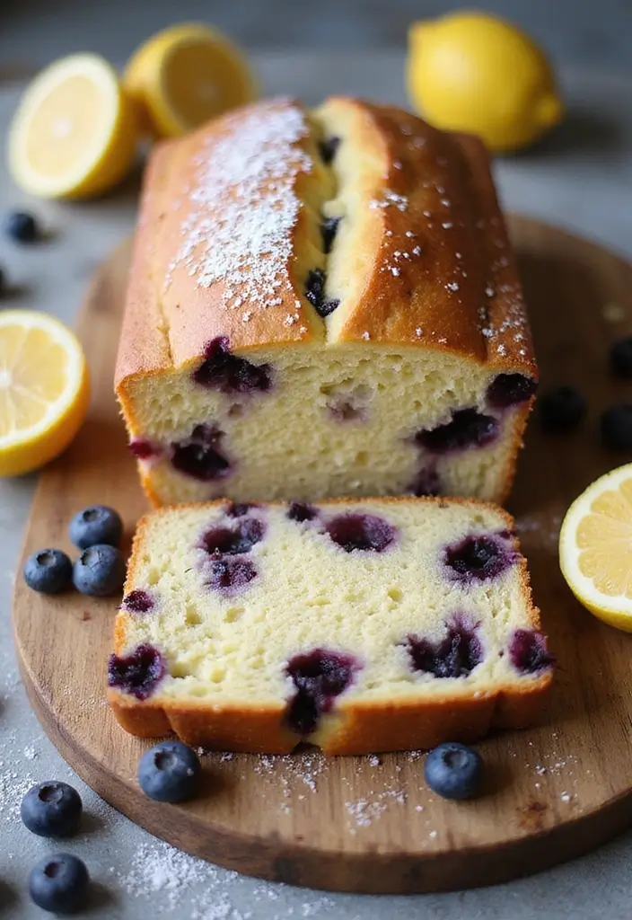 No-Fuss Quick Bread Recipes: Bake Fresh Loaves in Under an Hour - 5. Blueberry Lemon Bread