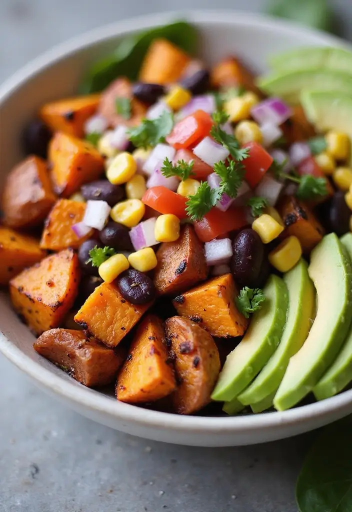 Nourishing Sweet Potato Bowl Recipes: Build-Your-Own Meals - 6. Southwest Sweet Potato Bowl