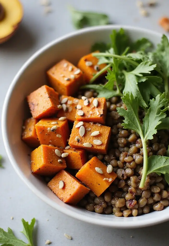 Nourishing Sweet Potato Bowl Recipes: Build-Your-Own Meals - 7. Sweet Potato and Lentil Power Bowl