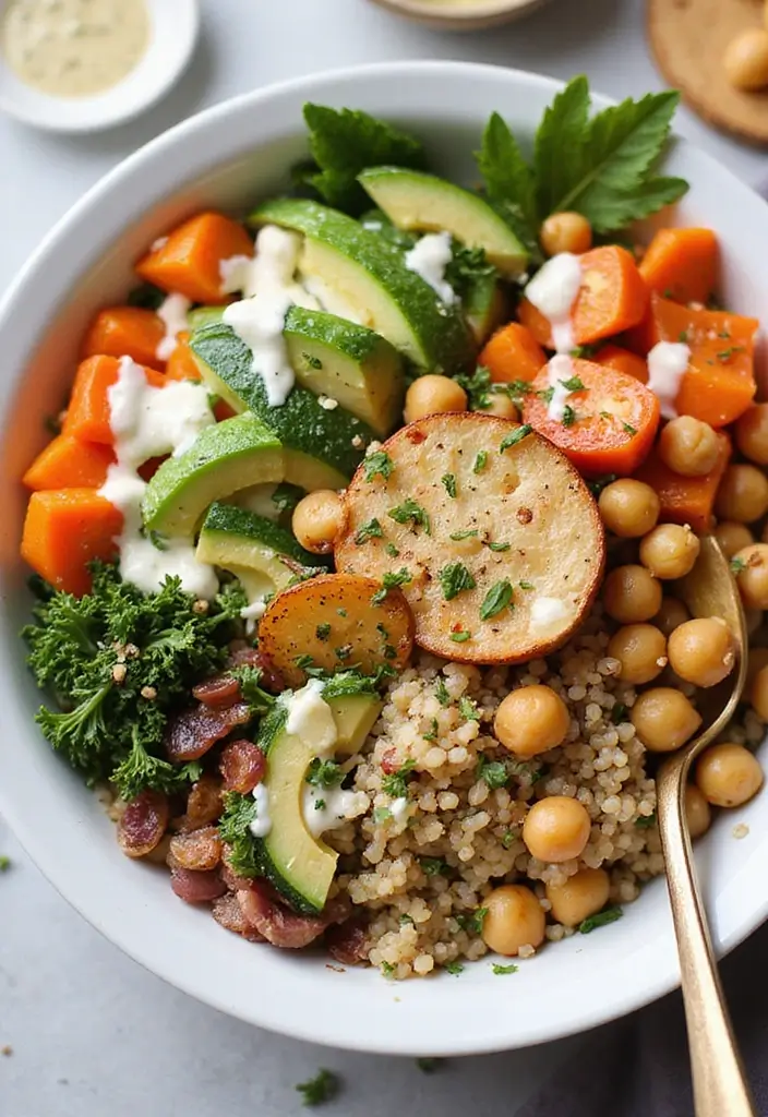 Nutty Garbanzo Bean Recipes: Salads, Hummus, and More - 3. Chickpea and Quinoa Bowl