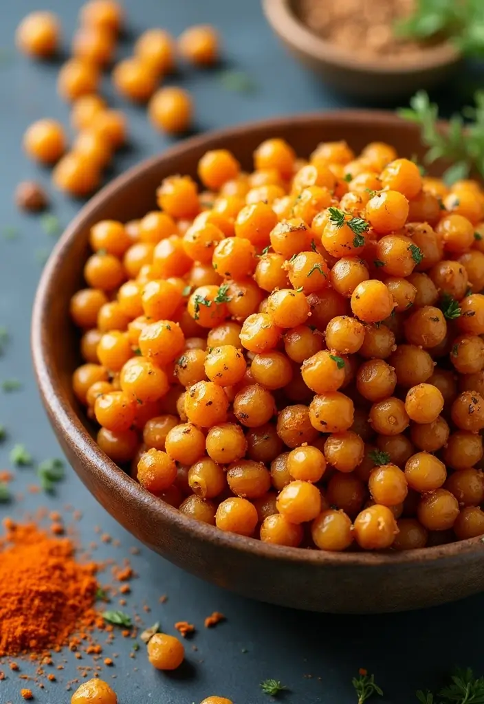 Nutty Garbanzo Bean Recipes: Salads, Hummus, and More - 4. Spiced Garbanzo Bean Snacks