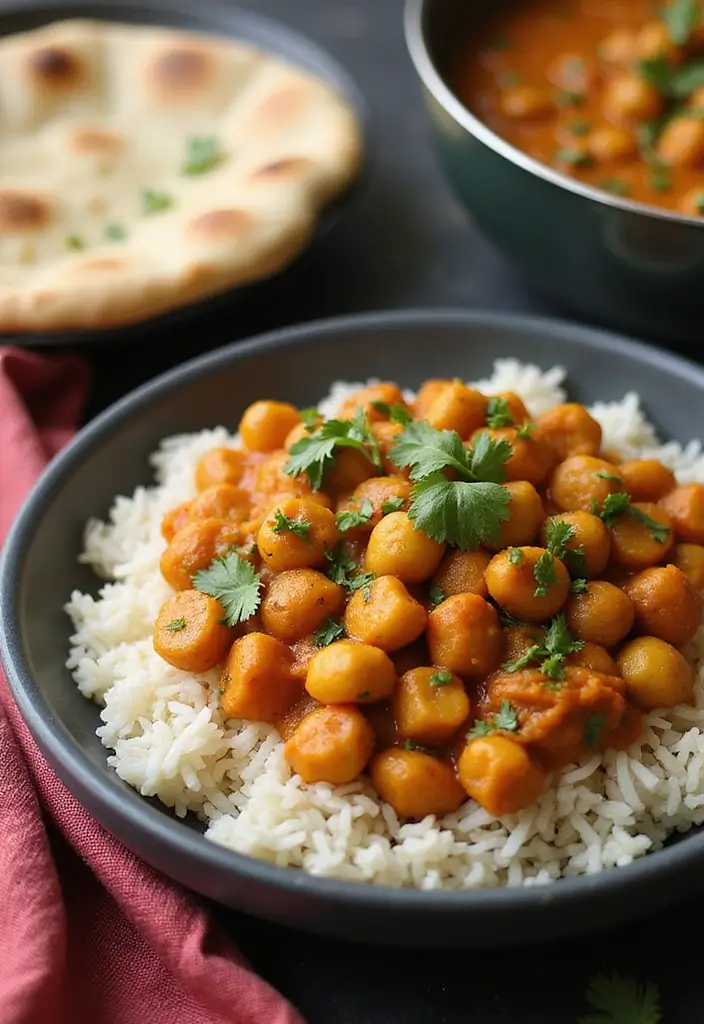 Nutty Garbanzo Bean Recipes: Salads, Hummus, and More - 8. Vegan Chickpea Curry