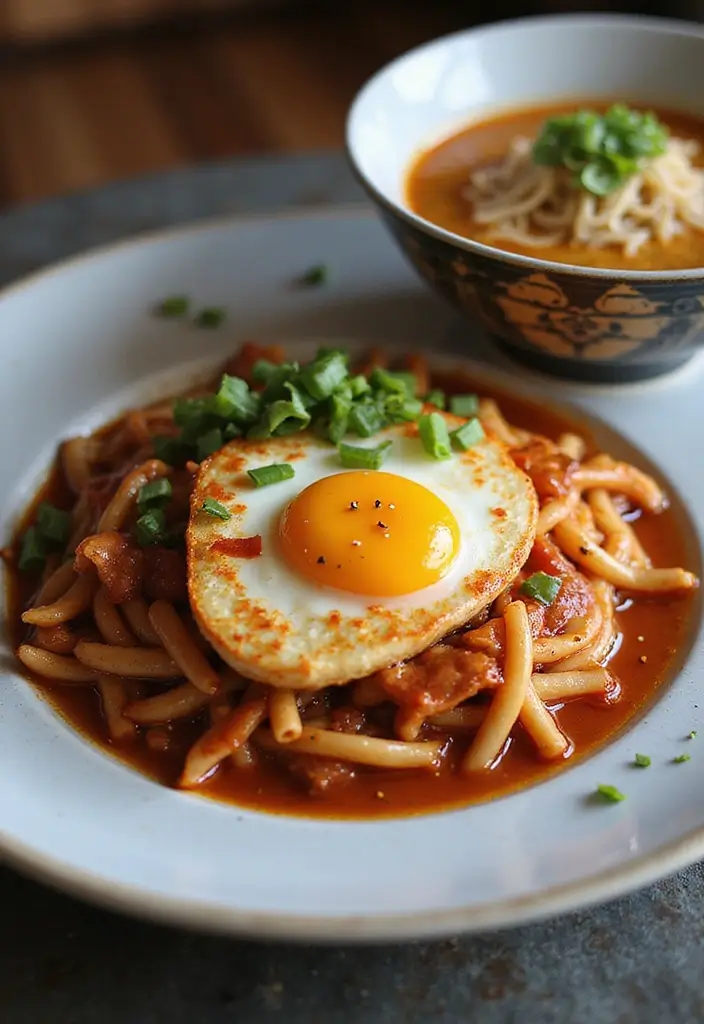Perfect Ramen Egg Recipe: Soft-Boiled Marinated Delights - 6. Kimchi-Style Ramen Egg