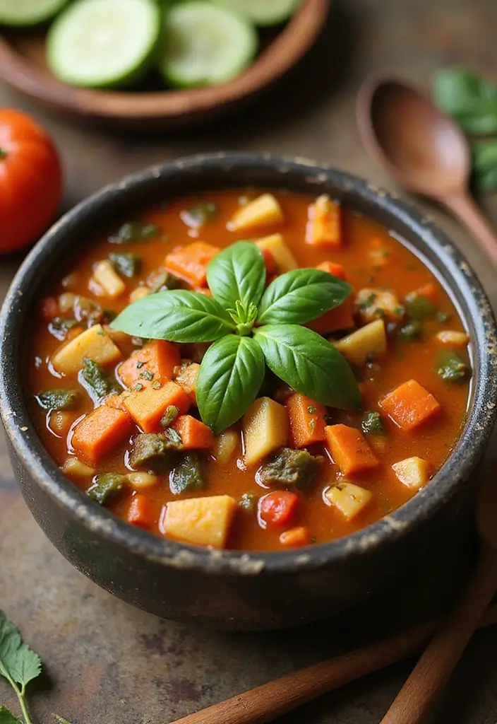 Point-Smart Weight Watchers Soup Recipes: Low-Cal Comforts - 1. Hearty Vegetable Minestrone