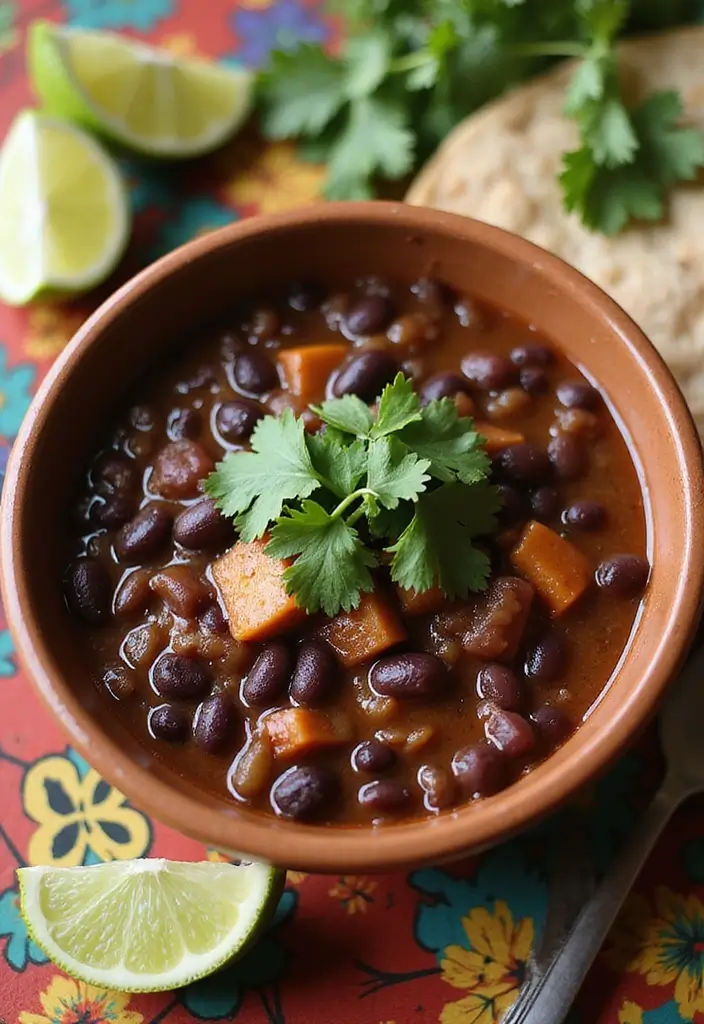 Point-Smart Weight Watchers Soup Recipes: Low-Cal Comforts - 4. Spicy Black Bean Soup