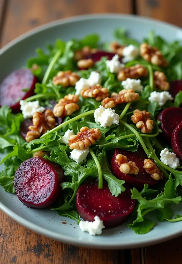 Refreshing Side Salad Recipes: Complements to Any Main - 6. Roasted Beet & Arugula Salad