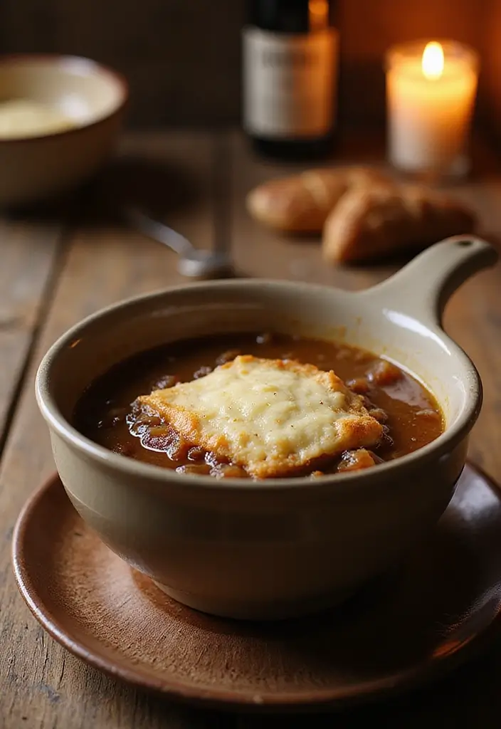 Rich French Onion Soup Recipe: Caramelized Onions in Every Bite - 3. French Onion Soup with Port Wine