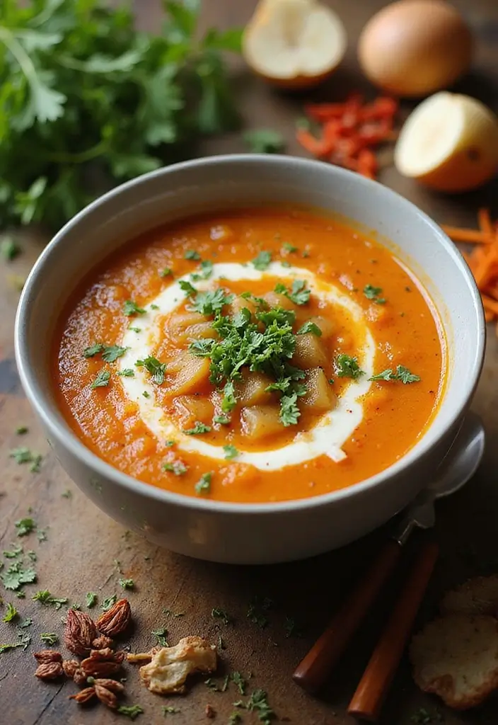 Rich French Onion Soup Recipe: Caramelized Onions in Every Bite - 7. French Onion Soup with Fresh Herbs