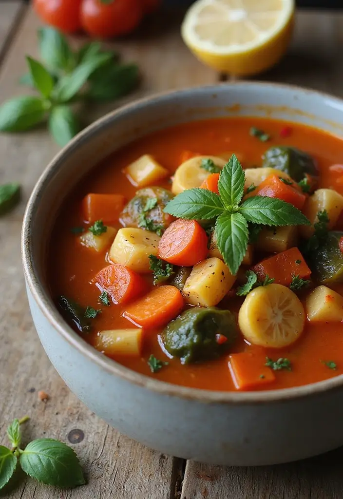Rustic Italian Soup Recipes: Hearty Vegetarian Delights - 4. Italian Vegetable Soup