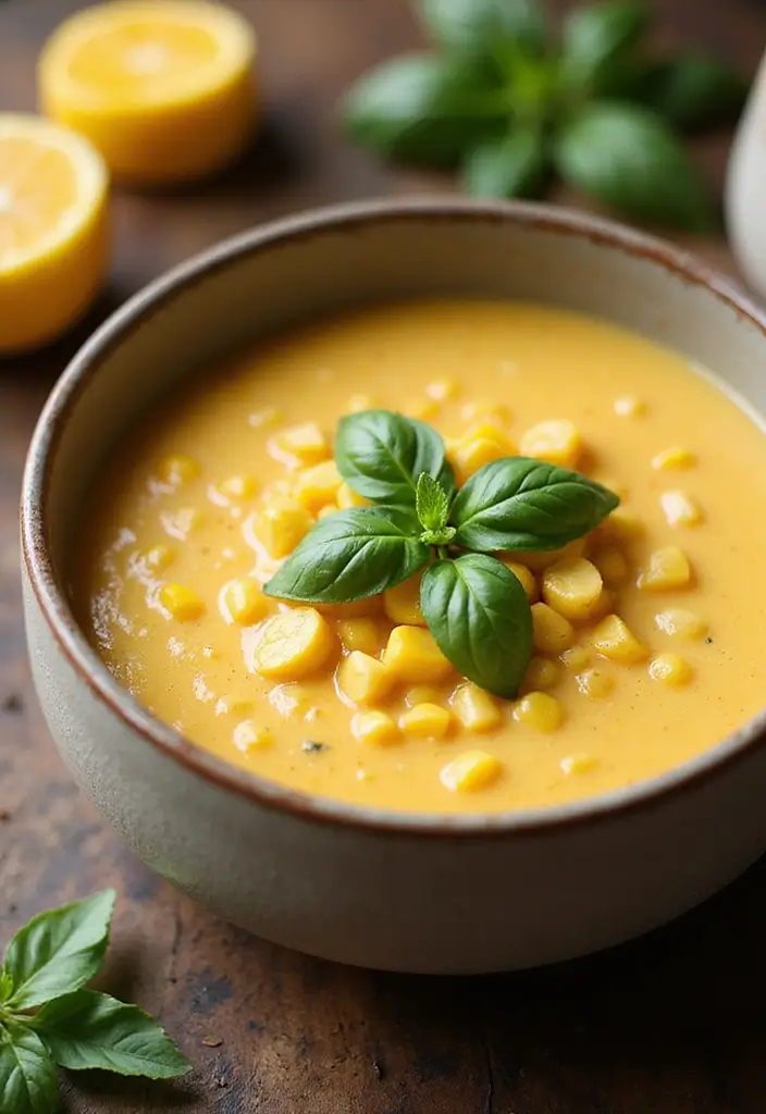 Rustic Italian Soup Recipes: Hearty Vegetarian Delights - 8. Italian Corn Soup