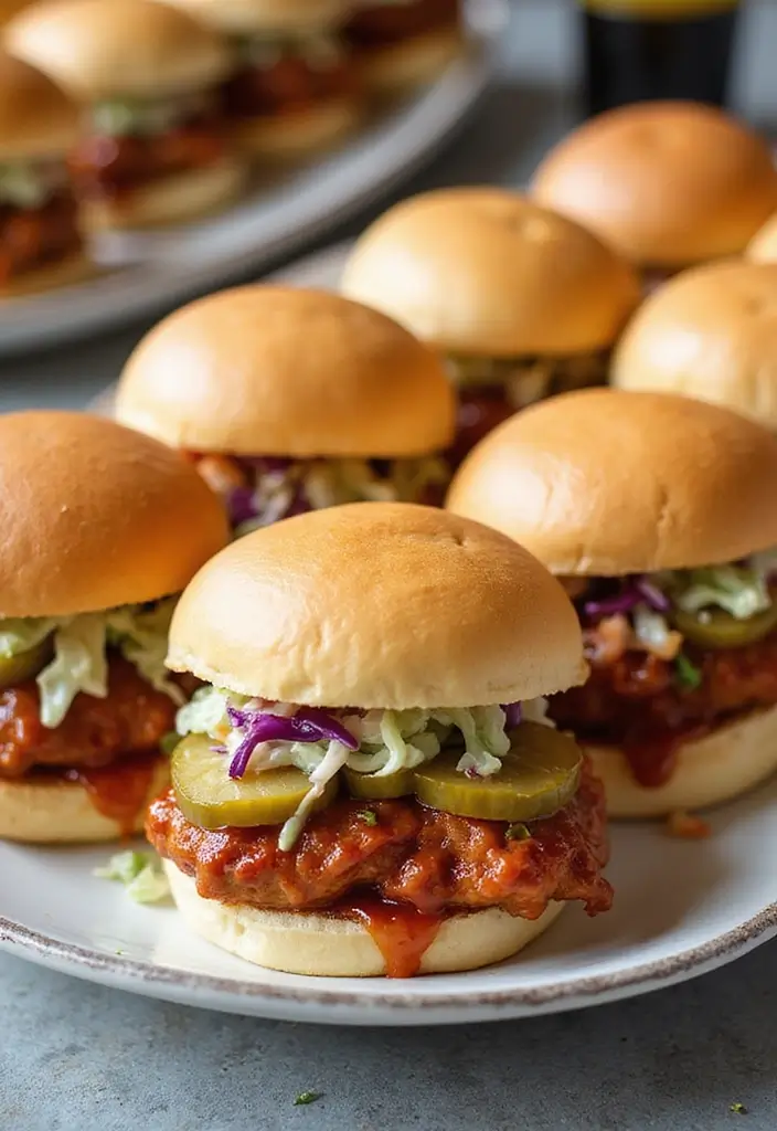 Savory Chicken Sausage Recipes: Lighter Alternative Links - 8. BBQ Chicken Sausage Sliders