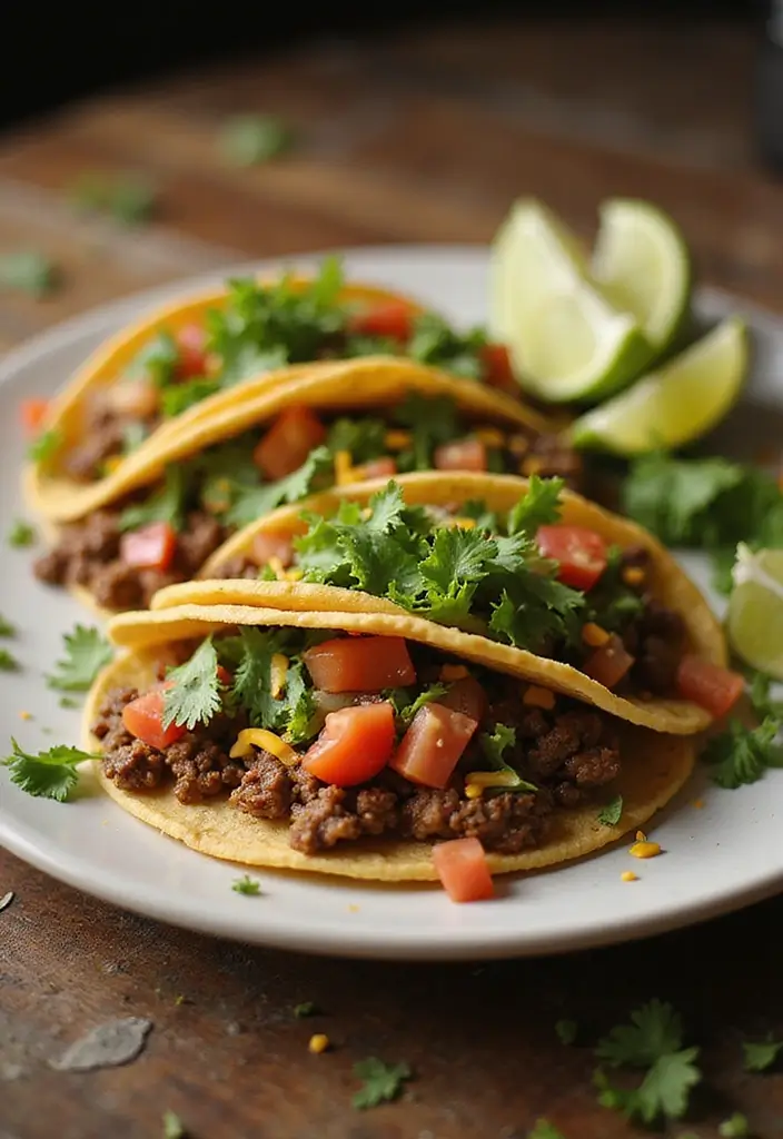 Seasoned Taco Meat Recipes: Mexican Night Essentials - 1. Classic Ground Beef Tacos