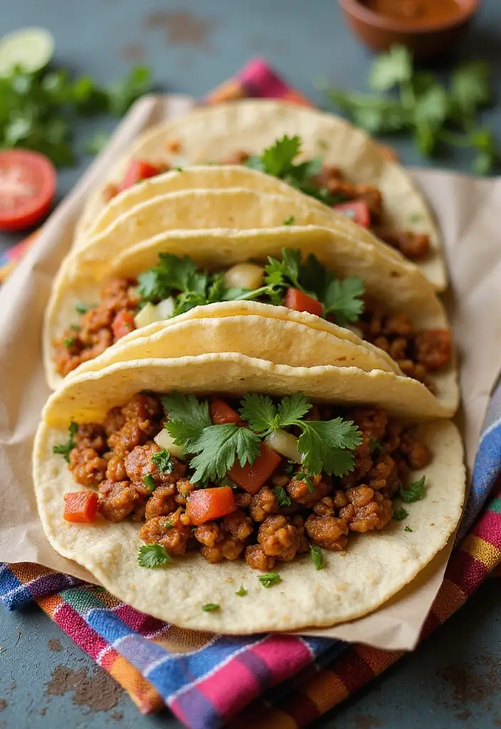Seasoned Taco Meat Recipes: Mexican Night Essentials - 5. Spicy Lentil Taco Meat for Vegans