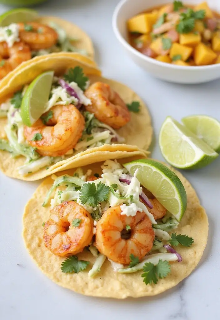 Seasoned Taco Meat Recipes: Mexican Night Essentials - 9. Shrimp Taco Filling for Something Different