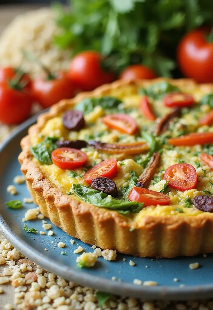 Simple Crustless Quiche Recipes: Light Breakfast or Brunch Delights - 10. Quinoa and Veggie Powerhouse