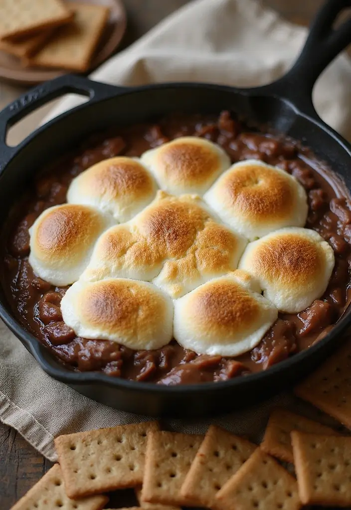 Simple Easy Dessert Recipes: Quick Treats to Satisfy Cravings - 5. S'mores Dip