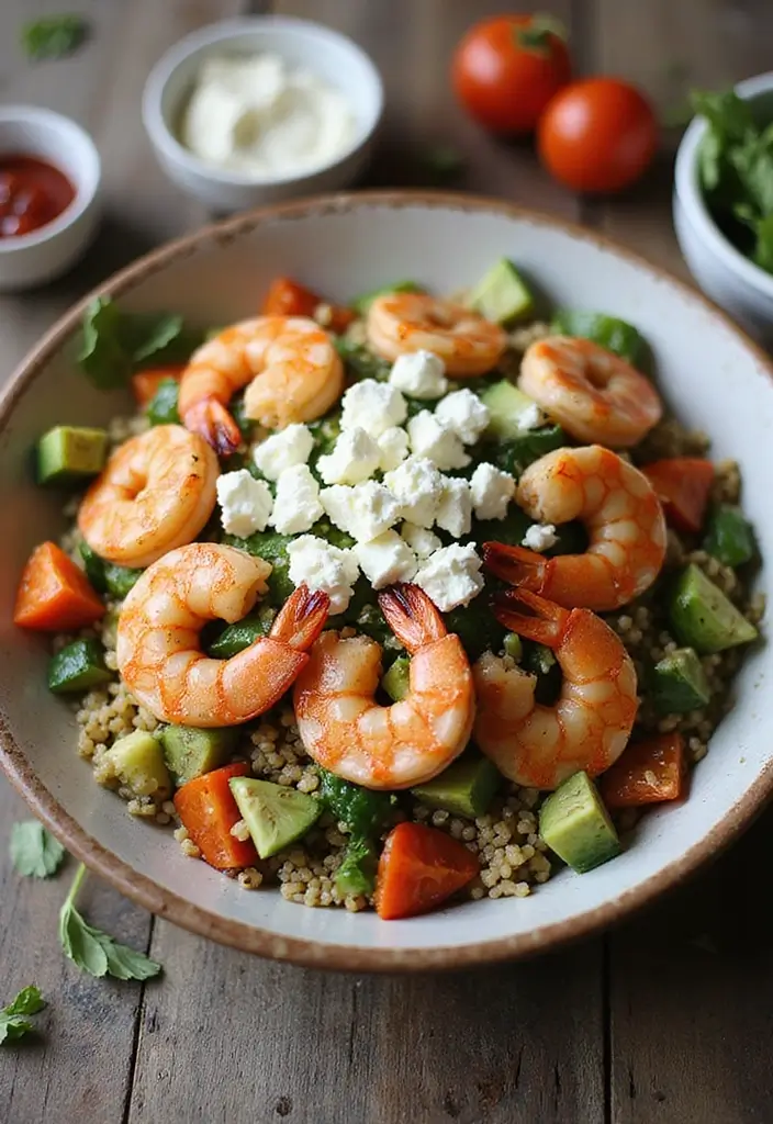 Sizzling Grilled Shrimp Recipes: Seafood on the Barbecue - 5. Mediterranean Grilled Shrimp Bowls