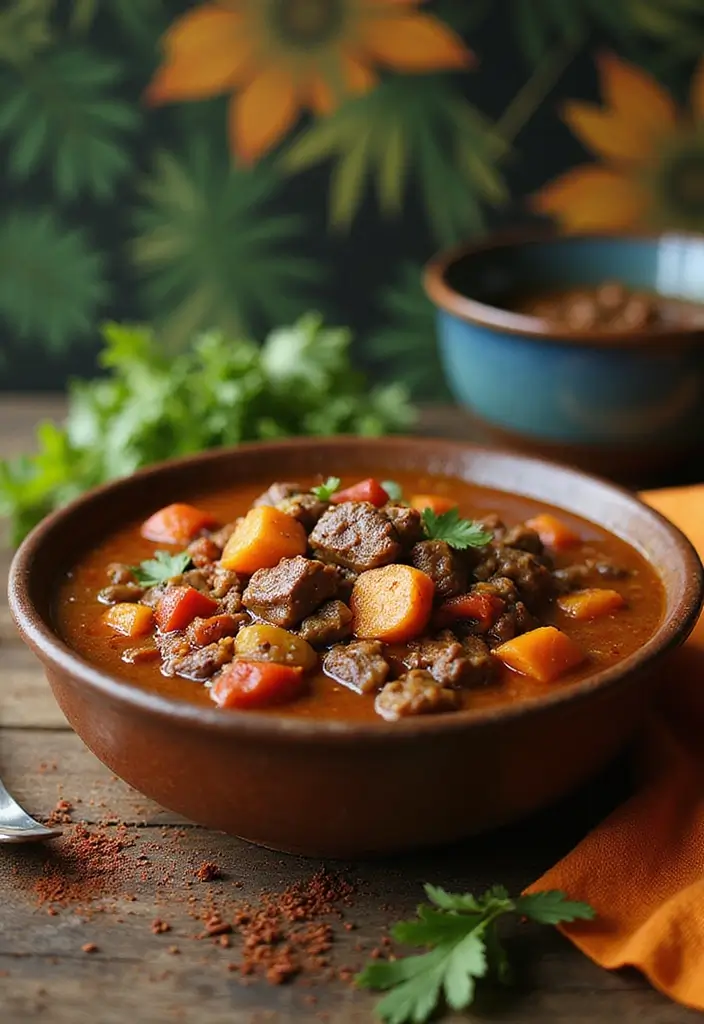 Slow-Cooked Beef Stew Crock Pot Recipes: Rich and Tender Stews - 9. Spicy Caribbean Beef Stew