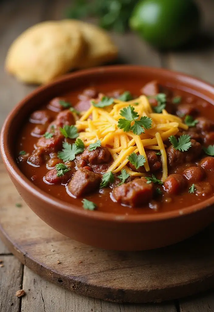 Slow-Simmered Beef Crockpot Recipes: Tender and Flavorful Meals - 9. Beef Chili con Carne