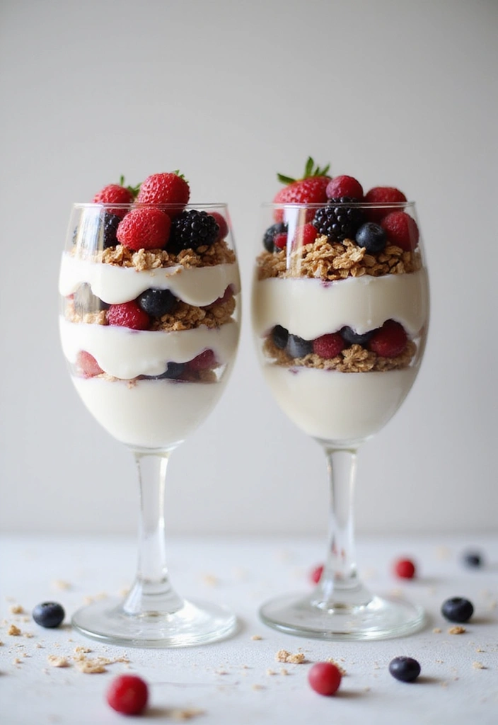 Sophisticated Fancy Dinner Recipes: Date Night Impressors - 10. Festive Berry and Coconut Parfait