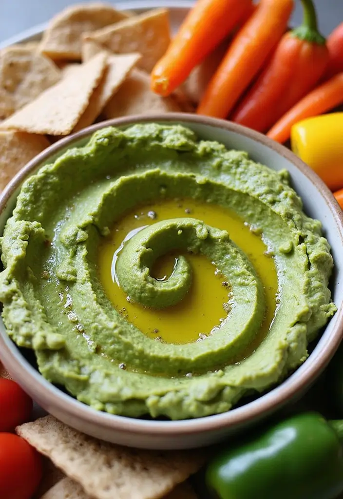Spicy Poblano Pepper Recipes: Roasted, Stuffed, and Sauced Ideas - 5. Poblano Pepper Hummus