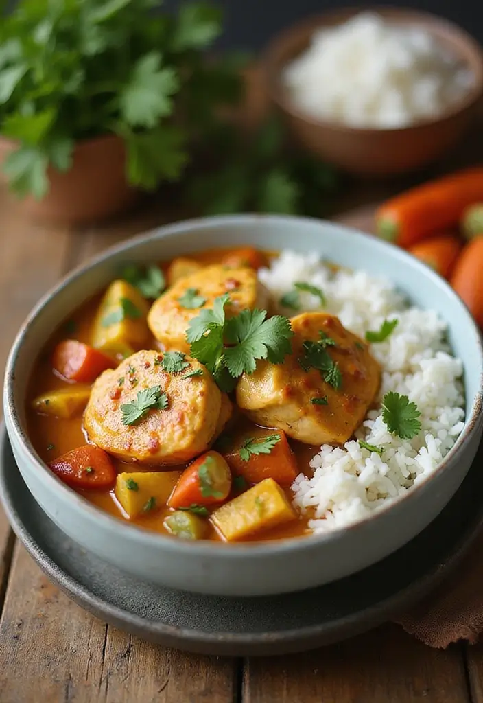 Succulent Chicken Thigh Recipes: Budget-Friendly and Juicy Ideas - 8. Coconut Curry Chicken Thighs