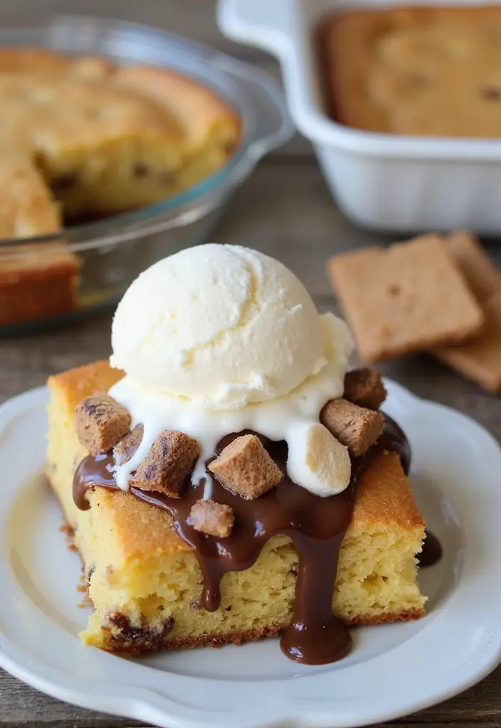 Sweet Jiffy Cornbread Recipes: Box Mix Upgrades - 10. S’mores Cornbread