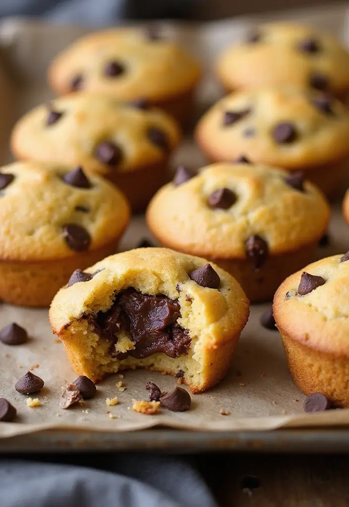 Sweet Jiffy Cornbread Recipes: Box Mix Upgrades - 3. Chocolate Chip Cornbread Muffins