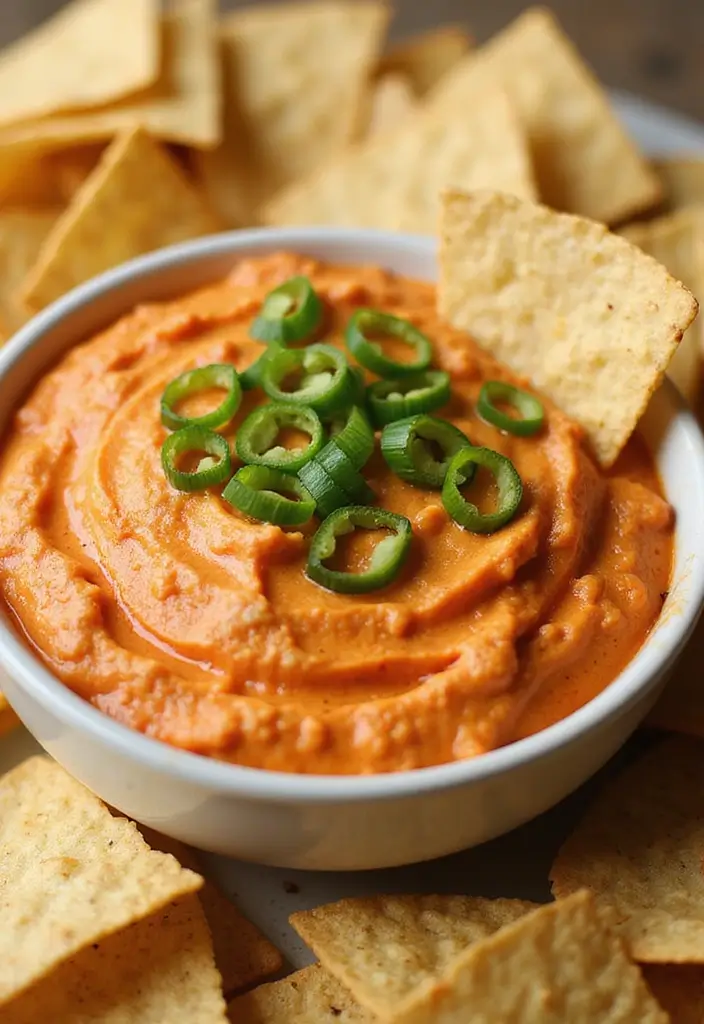 Tangy French Onion Dip Recipe: Chip-Dipping Classic - 10. Spicy Sriracha French Onion Dip