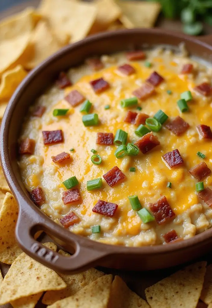 Tangy French Onion Dip Recipe: Chip-Dipping Classic - 2. Bacon and Cheddar French Onion Dip