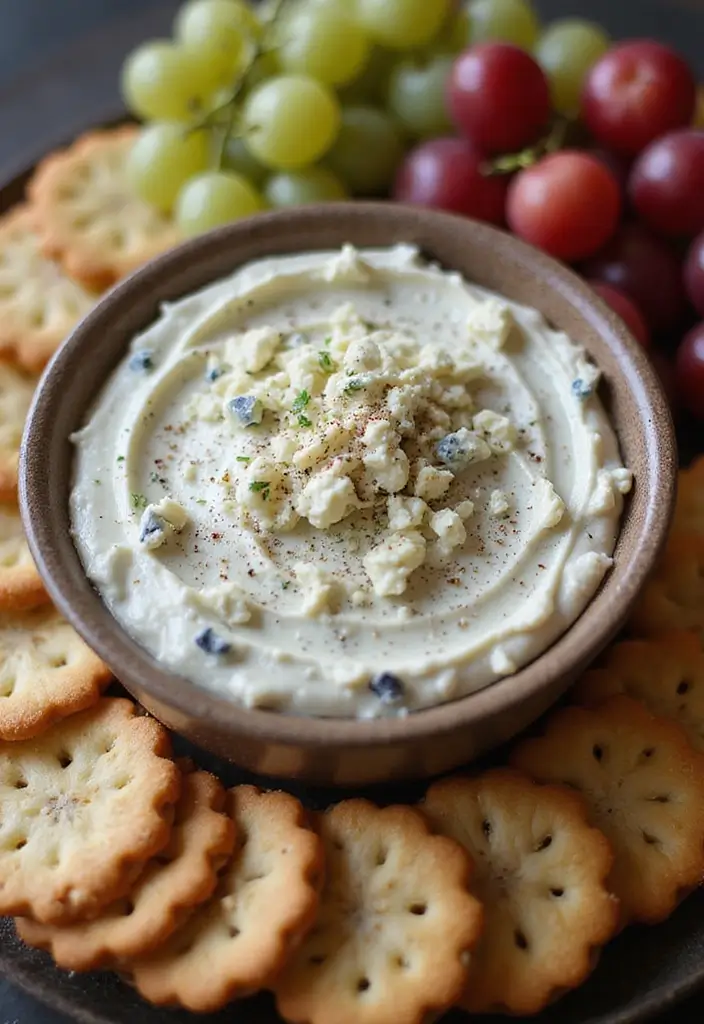 Tangy French Onion Dip Recipe: Chip-Dipping Classic - 5. Blue Cheese French Onion Dip