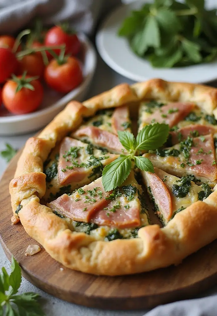 Thrifty Leftover Ham Recipes: Casseroles and Soups - 8. Ham and Spinach Quiche