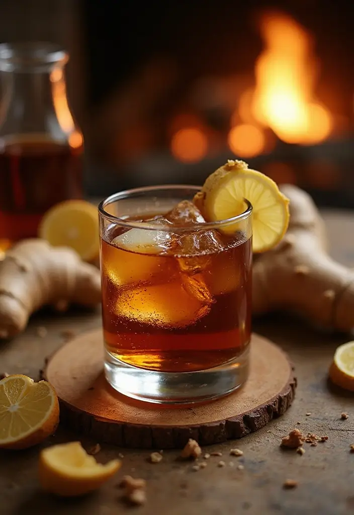 Timeless Old Fashioned Cocktail Recipes: Classic Whiskey Mixes - 2. Spicy Ginger Old Fashioned