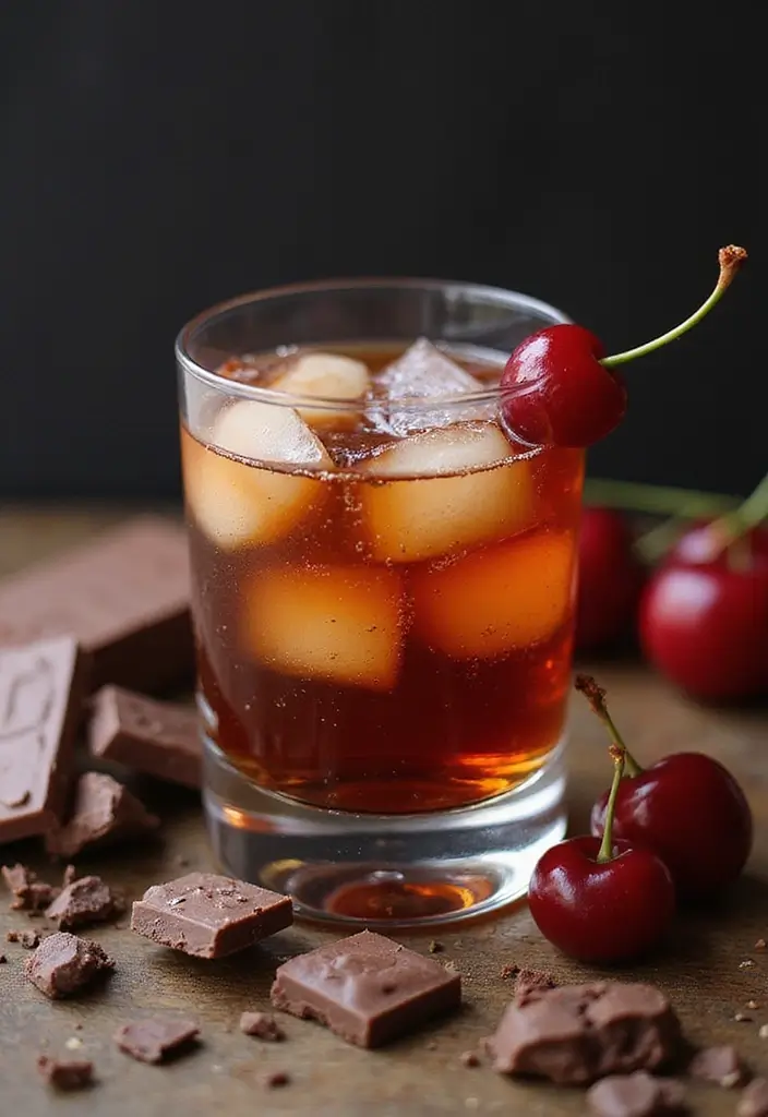 Timeless Old Fashioned Cocktail Recipes: Classic Whiskey Mixes - 9. Chocolate Cherry Old Fashioned