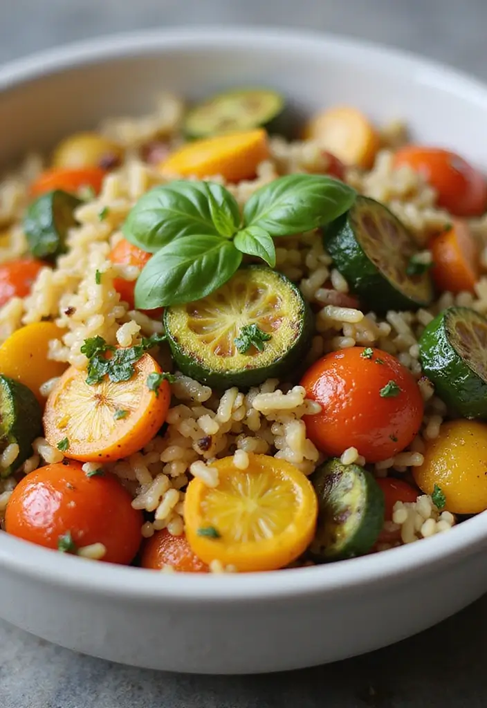 Tiny Orzo Pasta Recipes: Soups, Salads, and Sides - 4. Orzo Salad with Roasted Vegetables