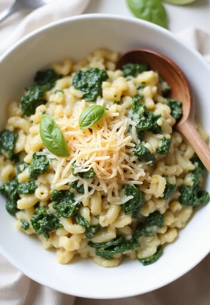 Tiny Orzo Pasta Recipes: Soups, Salads, and Sides - 5. Creamy Spinach and Artichoke Orzo