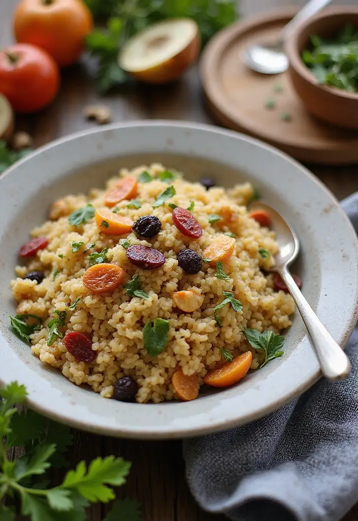 Tiny Orzo Pasta Recipes: Soups, Salads, and Sides - 6. Orzo Pilaf with Nuts and Dried Fruits