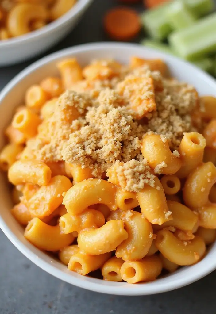 Velvety Creamy Chicken Recipes: Saucy Comfort Dishes - 4. Buffalo Chicken Mac and Cheese Casserole