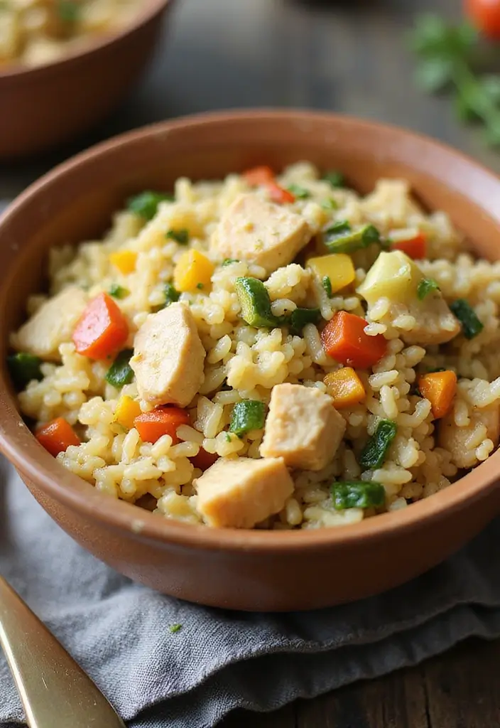 Velvety Creamy Chicken Recipes: Saucy Comfort Dishes - 8. One-Pot Creamy Chicken and Rice