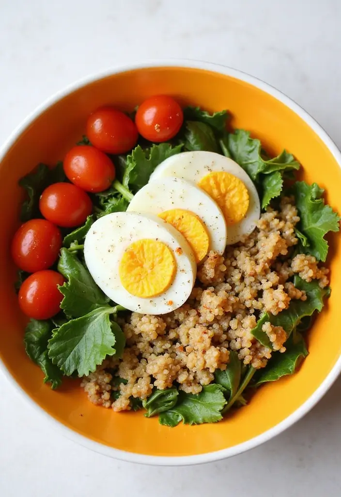 Versatile Boiled Eggs Recipes: From Salads to Snacks - 3. Breakfast Bowl with Boiled Eggs